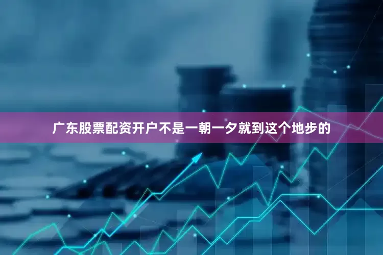 广东股票配资开户不是一朝一夕就到这个地步的